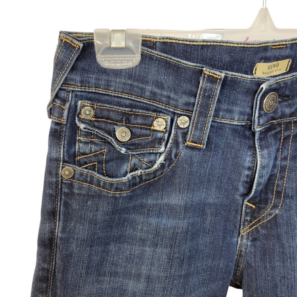 True Religion Women's Geno Relaxed Slim Jeans Size 29 - Picture 2 of 10